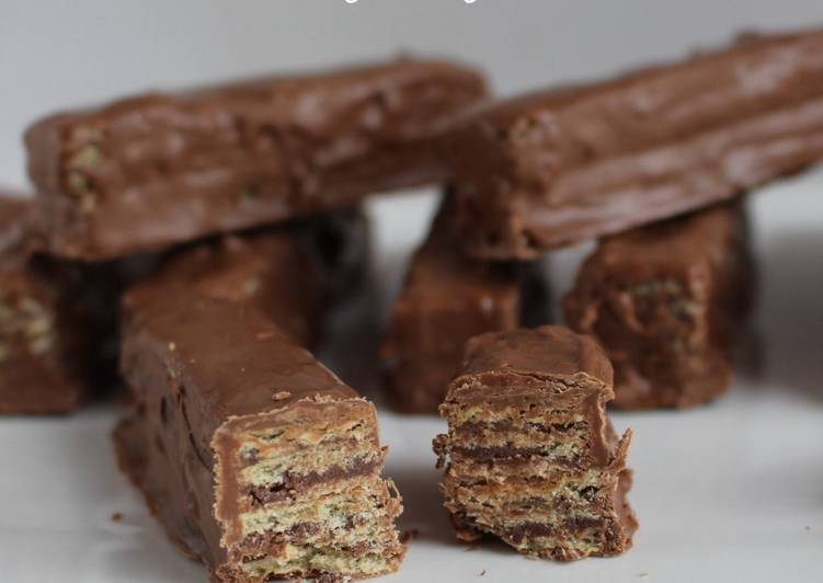 Comment Préparer Des Barres croustillantes au chocolat façon Kit Kat
