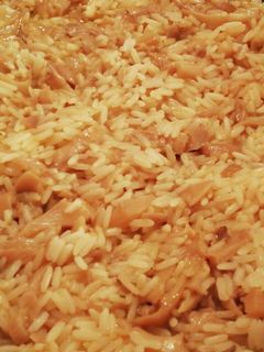 Una foto de Arroz con setas