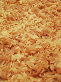 Una foto de Arroz con setas