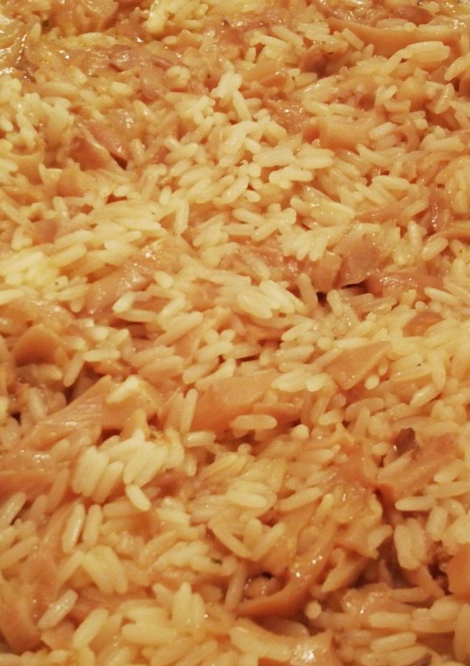 Una foto de Arroz con setas