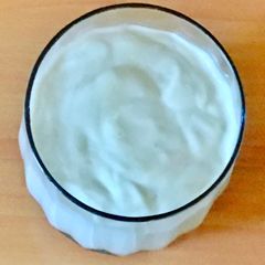 A picture of Homemade mayonnaise.