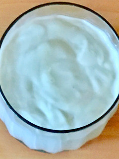 A picture of Homemade mayonnaise.