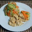 Timbal de Arroz Integral con Verduras