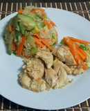 Timbal de Arroz Integral con Verduras