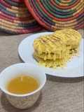 بان كيك عقيلي بصوص الزعفران