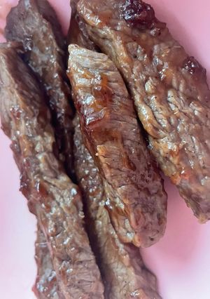 Una foto de Costillas con bbq