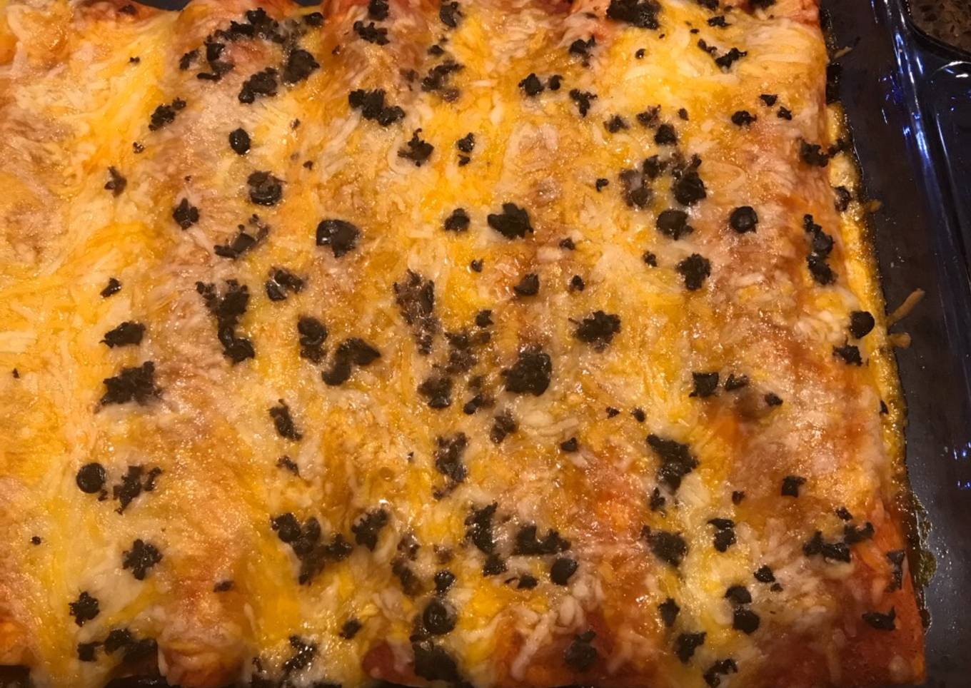Minced meat enchilada