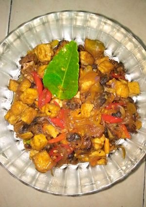 Foto resep Sambel goreng kerang tahu