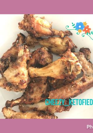 Foto resep Keto-Baked Chicken wing