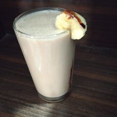 A picture of Healthy and tasty Banana shake.