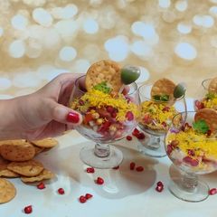 Cocktail Sev Puri Chat A picture of Cocktail Sev Puri Chat.