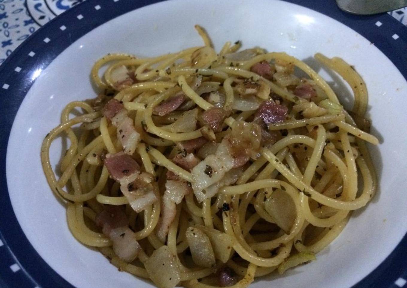 Spaghetti Aglio Olio Simpel