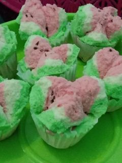 Foto resep Bolu kukus semangka no soda