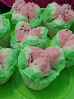 Foto resep Bolu kukus semangka no soda