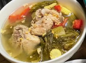 Foto resep Kuah bakut sayur asin (551)
