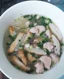 Miến chả cá mọc (Tự chế)
