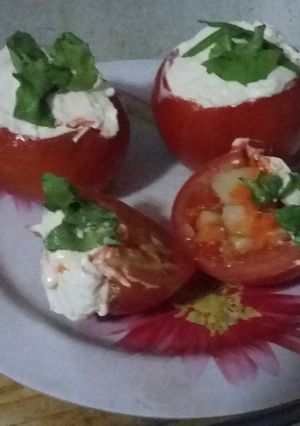 Una foto de Tomate relleno