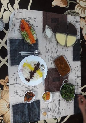 عکسی از دستور سفره افطاری