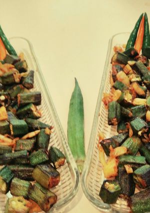 A picture of Bhindi Fry.