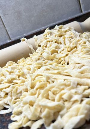 Una foto de Tagliatelle al huevo