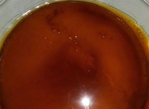 Una foto de Flan napolitano