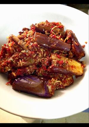 Foto resep Terong teri balado
