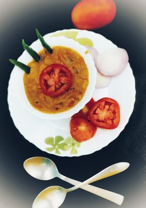 টমাটো আলুর ভর্তা(tomato aloo bharta recipe in Bengali) রেসিপির প্রধান ছবি