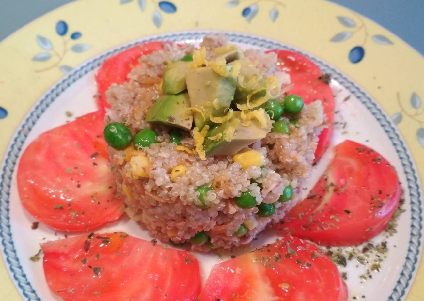 Ensalada de quinoa con verduras