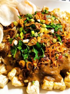 Foto resep Tahu lontong / tahu tek tek