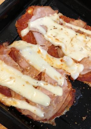 Una foto de Milanesa de berenjena 🍆