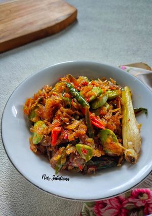 Foto resep Tumis Pedas Rebon Pete