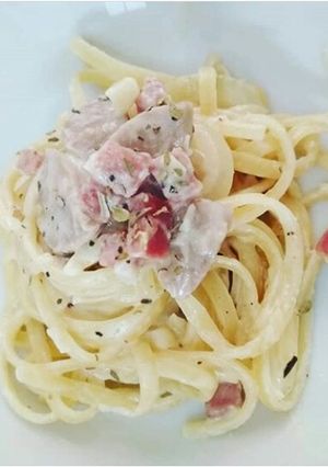 Foto resep Carbonara Fetucinni