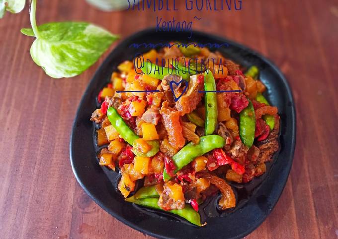 Cara Gampang Menyiapkan Sambel goreng kentang, Sempurna