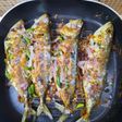 Ikan kembung bakar bumbu padang