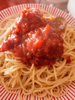 Una foto de Albóndigas con spaghetti