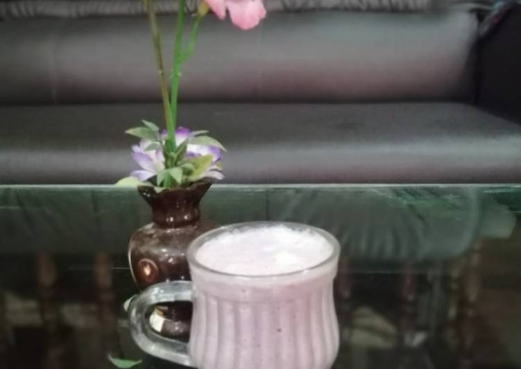 Simple Way to Make Pista pomegranate milk shake