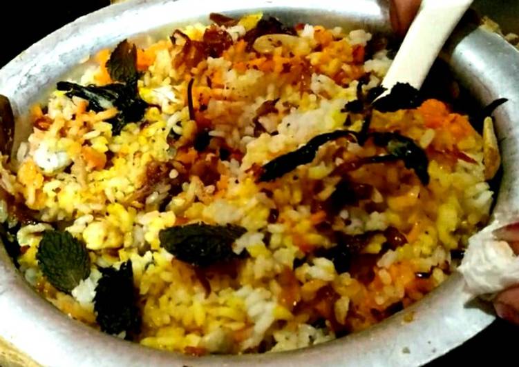 Recipe of Homemade Leftover mix sabji&#39;s briyani