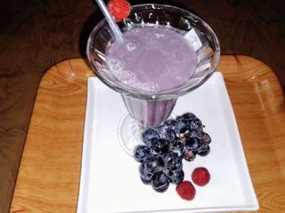 Black currant smoothie