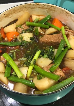 黑啤酒燉豬後腿肉（德國菜） 的食譜成品照片