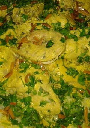 صورة لوصفة منسف دجاج