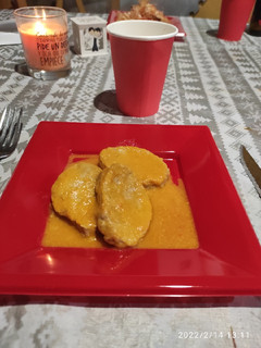 Una foto de Solomillo con salsa