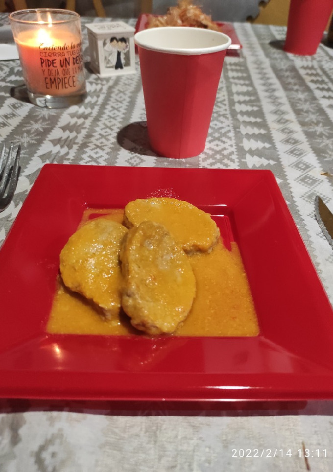 Una foto de Solomillo con salsa