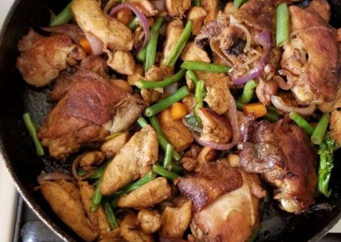 How to Prepare Super Quick Homemade Chicken Breast and Thigh Stir Fry Mix