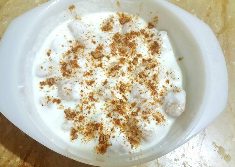Easiest Way to Make Any-night-of-the-week Dahi Bara /Yogurt with lentil dumplings
