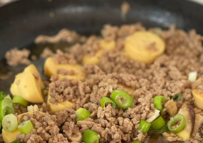 Japanese Tofu with Minced pork Recipe by Diff Lim - Cookpad