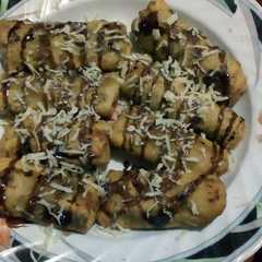 A picture of Pisang Cokelat Keju.