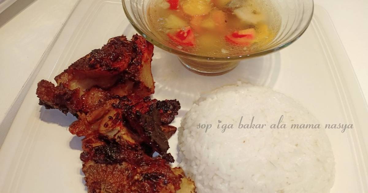 Resep Sop Iga Bakar Ala Mama Nasya Oleh Mama Nasya Vie Triya Cookpad