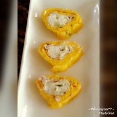 A picture of Whosayna’s Two Coloured Omelette Hearts.