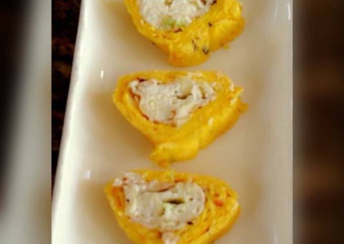 Recipe of Ultimate Whosayna’s Two Coloured Omelette Hearts