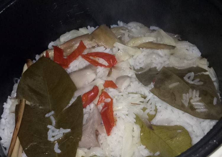 Resep Nasi liwet mudah sederhana (rice cooker) Anti Gagal